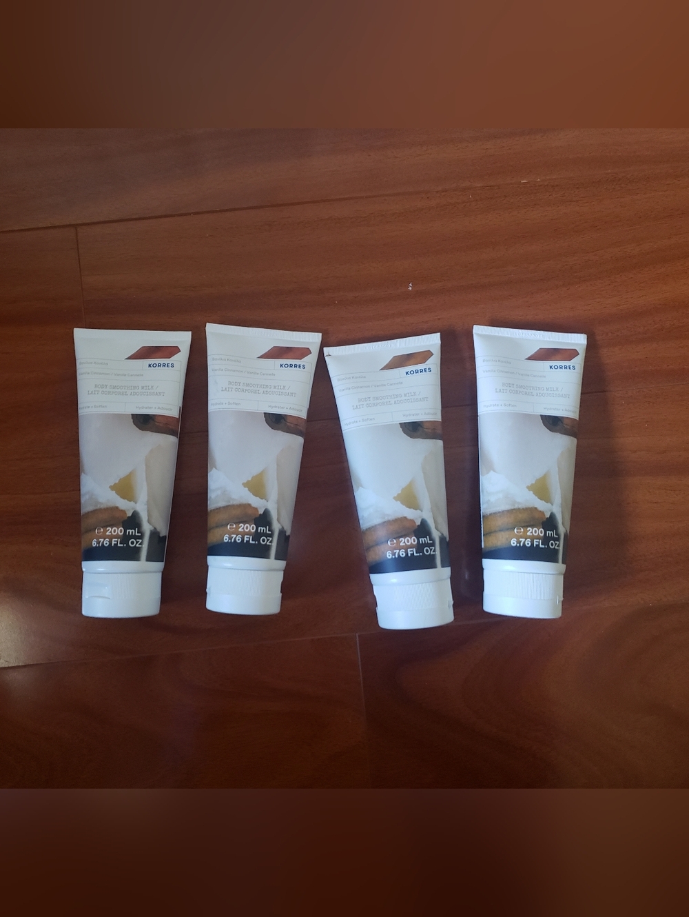 4 - Korres Body Emollient Milk Tubes